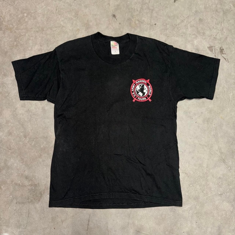 Vintage 1998 US Army Rangers World Tour Shirt Size Large